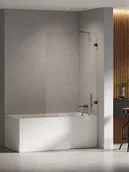 Parawany nawannowe - Parawan nawannowy New Trendy Eventa 50x150 uniwersalny czarny/chrom EXK-5687 - miniaturka - grafika 1