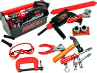 Mały majsterkowicz - MalPlay, Skrzynka, walizka z narzędziami i wiertarką, 28,5x14x15 cm - miniaturka - grafika 1