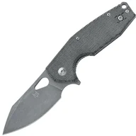 Noże - Fox-Knives FOX/VOX YARU NÓŻ SKŁADANY STAL NIERDZEWNA M398 ACID SW BLD, MICARTA CZARNY PŁÓTNO HDL FX- - miniaturka - grafika 1
