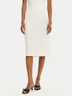 Spódnice - Marella Spódnica midi Getti 2515101051200 Écru Regular Fit - miniaturka - grafika 1