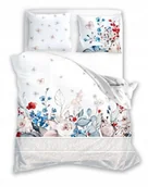 Pościel - FARO, Pościel bawełniana 220x200+2x7080 cm, Rustykalne kwiaty - miniaturka - grafika 1