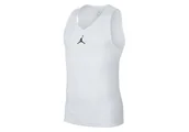 Koszulki męskie - Nike Air Jordan Breathe Ultimate Flight Jersey White - miniaturka - grafika 1