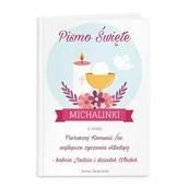 Pamiątka Pierwszej Komunii Świętej - Murrano Biblia Dla Dzieci Nadruk Pierwsza Komunia Święta KZ-BIB-M-012 - miniaturka - grafika 1