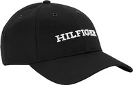 Czapki damskie - Tommy Hilfiger Męska czapka Hilfiger, czarna, jeden rozmiar, Czarny, Rozmiar uniwersalny - miniaturka - grafika 1