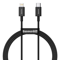 Kable USB - Baseus Superior kabel USB Typ C - Lightning do szybkiego ładowania Power Delivery 20 W 1 m czarny (CATLYS-A01) - miniaturka - grafika 1