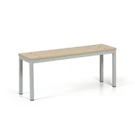 Wyposażenie sportowe i gimnastyczne - Ławka do szatni, siedzisko - laminat, długość 1000 mm, brzoza - miniaturka - grafika 1