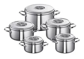 Zestawy garnków i patelni - Schulte-Ufer Garnki Stalowe Romana Meister Zestaw 5szt. - miniaturka - grafika 1