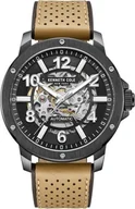 Zegarki męskie - Zegarek męski KENNETH COLE KCWGE0013105 brązowy sportowy skeleton - miniaturka - grafika 1