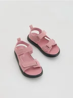 Buciki dla niemowląt - Reserved - Sandały z imitacji skóry - różowy - miniaturka - grafika 1