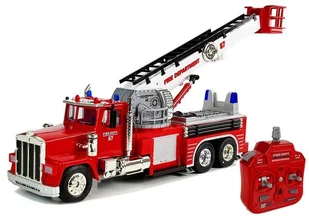 Wóz Strażacki 60cm Wysuwana Obrotowa Drabina R/C Dźwięk Syrena Światła - Mały naukowiec - miniaturka - grafika 2