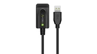 Kable komputerowe i do monitorów - Kabel Przedłużacz Aktywny USB 2.0 A-A M/F 5m Czarny - miniaturka - grafika 1