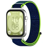 Akcesoria do smartwatchy - Opaska pasek nylonowy Vanfone do Huawei Watch Fit 3, limonkowa zieleń - miniaturka - grafika 1