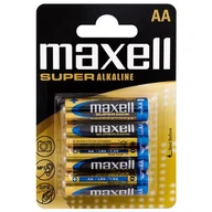 Baterie i akcesoria - Maxell 4x BATERIA SUPER ALKALINE LR06/AA BLISTER MAX23 - miniaturka - grafika 1