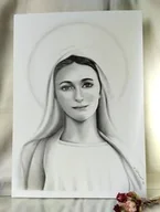 Ikony i obrazy sakralne - "Pełna łaski" - miniaturka - grafika 1