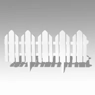 Ogrodzenia - Vidaxl ogrodowy Home biały, 2,3 m - miniaturka - grafika 1