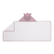 Okrycia kąpielowe dla dzieci - Albero mio ALBERO MIO Ręcznik bambusowy BABY A001 HIPPO - miniaturka - grafika 1