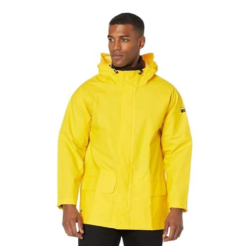 Helly Hansen Mandal kurtka 70129 PCW płaszcz przeciwdeszczowy - 100% wodoodporny, Jasnożółty, 5X Duży