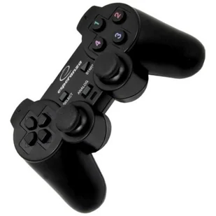 Esperanza Gamepad Esperanza EG106 PC PS2 PS3 kolor czarny) EG106 - Kontrolery gier na PC - miniaturka - grafika 1