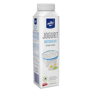 Milko - Jogurt pitny naturalny - Kefiry, jogurty, maślanki - miniaturka - grafika 1