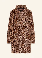 Płaszcze damskie - Frieda & Freddies Płaszcz Ze Sztucznego Futra Eve-Mary braun - miniaturka - grafika 1