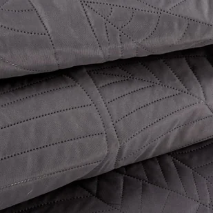 Narzuta 170 x 210 Pikowana Eurofirany Boni6 Grafit - Narzuty - miniaturka - grafika 5