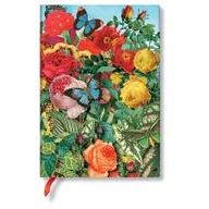 Szkolne artykuły papiernicze - Notes Flexis Butterfly Garden Midi Lined - miniaturka - grafika 1