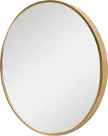 Lustra - Lustro ścienne Modugno 60 cm lustro łazienkowe lustro łazienkowe lustro do makijażu lustro wiszące lustro okrągłe rama aluminiowa montaż ścienny złoto - miniaturka - grafika 1