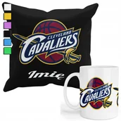 Gadżety dla niej i dla niego - ZESTAW KUBEK + POSZEWKA Z NADRUKIEM-DLA FANA NBA CLEVELAND CAVALIERS +IMIĘ - miniaturka - grafika 1