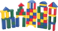 Klocki - Klocki drewniane konstrukcyjne dla dzieci MARIONETTE 75szt. - miniaturka - grafika 1