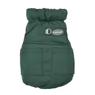 Płaszcze damskie - PUFFER VEST JUMPER Płaszcz dla psa Zielony M - miniaturka - grafika 1