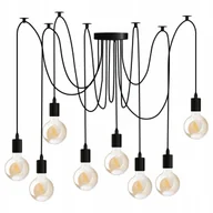 Lampy sufitowe - Lampa wisząca sufitowa Pająk 8 ramiona do Led 8x E27 Loft żyrandol - miniaturka - grafika 1