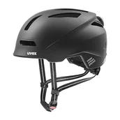 Kaski rowerowe - Kask rowerowy UVEX Urban Planet LED czarny 41/0/065/01/17 58-61 cm - miniaturka - grafika 1