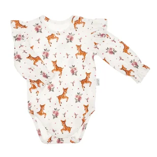 BODY DŁUGI RĘKAW DLA DZIEWCZYNKI NICOL 216098 R.80 (9-12MIES) - Body dla niemowląt - miniaturka - grafika 1