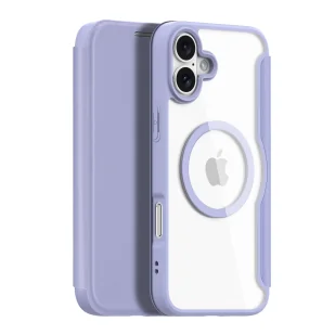 Etui Dux Ducis Skin X Pro na iPhone 16 z MagSafe i klapką - fioletowe - Etui i futerały do telefonów - miniaturka - grafika 1