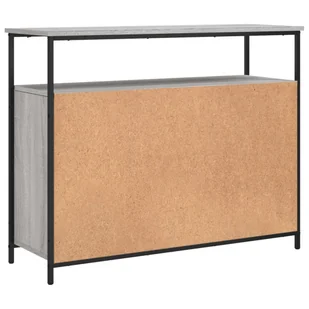 Szafka, szary dąb sonoma, 100x35x80 cm, materiał drewnopochodny Lumarko! - Szafki do salonu Szafka, szary dąb sonoma, 100x35x80 cm, materiał drewnopochodny Lumarko! - Szafki do salonu - miniaturka - grafika 9