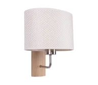 Lampy ścienne - Spot-Light 2017400111525 - Kinkiet MERCEDES 1xE27/25W/230V dąb - miniaturka - grafika 1