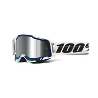 Gogle i okulary motocyklowe - 100% MASKARY Racecraft 2 Goggle Arsham - lusterko srebrne lampy błyskowe, unisex dla dorosłych, standardowy - miniaturka - grafika 1