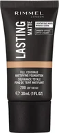 Podkłady do twarzy - Rimmel Podkład Lasting Matte 200 Soft Beige 30ml - miniaturka - grafika 1