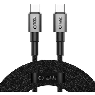Kabel USB-C - USB-C TECH-PROTECT UltraBoost DNA 100W 3 m Szary - Kable USB - miniaturka - grafika 1