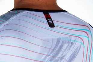 ZEROD Koszulka triathlonowa START TRISINGLET noisy glitch - Koszulki sportowe męskie - miniaturka - grafika 6