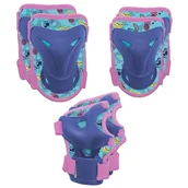 Ochraniacze - OCHRANIACZE SKATE - KOLANA, ŁOKCIE, NADGARSTKI - STITCH - miniaturka - grafika 1