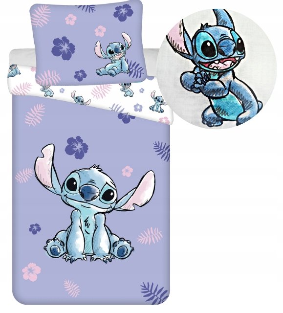 Pościel Bawełniana Lilo I Stitch 160x200 Dla Dziecka Sticz Disney Original