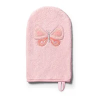 Inne akcesoria do pielęgnacji dzieci - Babyono Bambusowa myjka kąpielowa NATURAL BAMBOO pink - miniaturka - grafika 1
