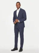 Garnitury - Boss Garnitur P-Huge-2Pcs-241 50509480 Granatowy Slim Fit - miniaturka - grafika 1