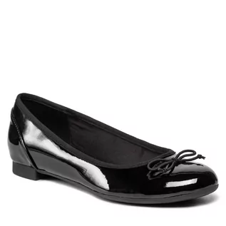 Baleriny - Clarks Baleriny Couture Bloom 261154754 Black Pat - grafika 1