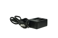 Akcesoria fotograficzne - Ładowarka Podwójna Usb Do Ahdbt-501 / Gopro Hero 7 6 5 Black - miniaturka - grafika 1