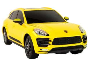 Auto R/C Porsche Macan Turbo 1:24 Rastar Żółty - Samochody i pojazdy dla dzieci - miniaturka - grafika 4