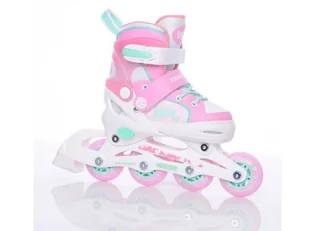Tempish Rolki Verso Triple II biało-różowe r 30-33 1000004917-GIRL 1000004917-GIRL - Rolki - miniaturka - grafika 1