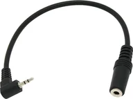 Kable - 22701#               Przejście jack: wtyk 2,5-gniazdo 3,5z - miniaturka - grafika 1