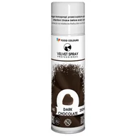 Dodatki do ciast w proszku - Food Colours spray velvet zamsz ciemna czekolada 250 ml - miniaturka - grafika 1